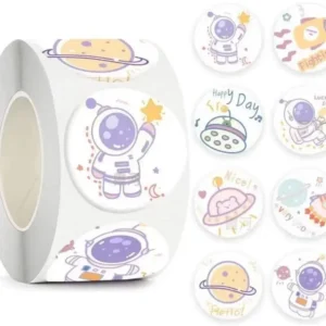 DCELLA Cute Space Rocket Art Craft Items Washi Tape Set Self Adhesive Sticker for Project Theme Stickers (Manual)  (Set of 1, Multicolor)