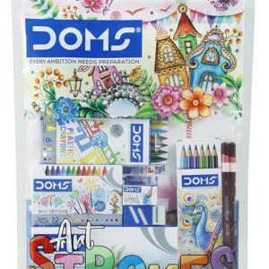 Doms Art Strokes Kit | Perfect Value Pack | Kit for Creative Minds | Gifting Range for Kids