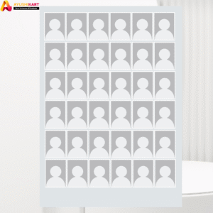 Instant Passport Size Photo Printing – High Quality & Affordable 36 pcs