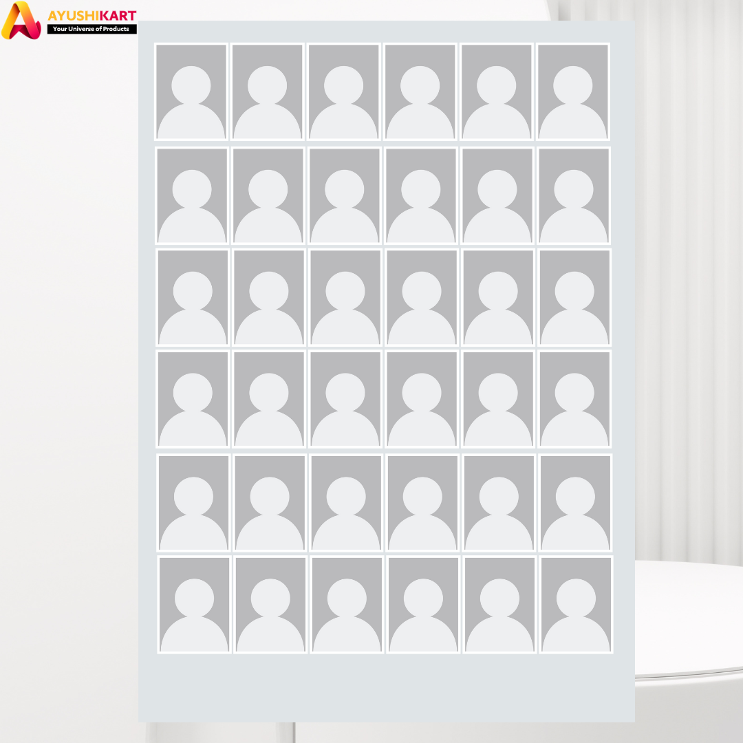 Instant Passport Size Photo Printing – High Quality & Affordable 36 pcs